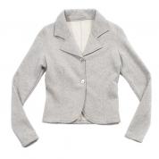 grey jacket, embroided silver wings on the back, size eur XS