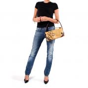exclusive soft leather small handbag